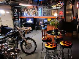 Harley Davidson Home Decor Garage Ideas Man Cave Workshop Organization Organize Home House Indoor Stora Best Man Caves Man Cave Design Man Cave Garage