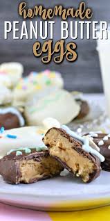 This is a wonderful recipe when there are no eggs in the house and you have to make cookies. Peanut Butter Eggs Peanut Butter Eggs Tart Dessert Easter Recipes