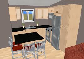 small kitchen floor plan large and
