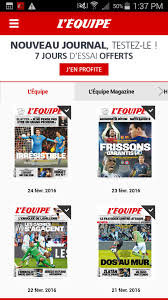 Lire l'equipe magazine ainsi que sport&stylechoisissez loffre qui vous convient : Le Journal L Equipe For Android Apk Download