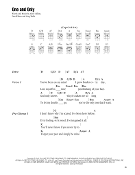 One And Only Sheet Music Adele Guitar Chords Lyrics