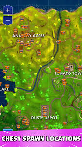 Fortnite's chapter 2 season 2 map includes 19 named locations where a lot of the action takes place during matches. Map For Fortnite Chests Challenges For Android Apk Download