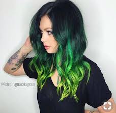 Black And Neon Green Hair Green And Yellow Custom Clip In Hair Extensions Green Extensions Yellow Extensions Human Hair Ext Green Hair Colors Hair Color Unique Hair Styles