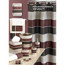 Things to consider when selecting a shower curtain liner. Jayceson Single Shower Curtain Burgundy Bathroom Shower Curtain Decor Fabric Shower Curtains