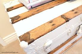 Do you like primitive house decor? Painted Trunk So Much Better With Age
