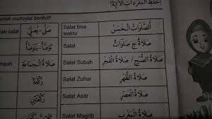 Maybe you would like to learn more about one of these? Mengenal Salat Lima Waktu Dalam Bahasa Arab Youtube