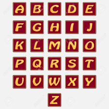 In english, there are 26 letters. English Alphabet A Complete Set Of Letters In Stylish Frames Vector On White Background Royalty Free Cliparts Vectors And Stock Illustration Image 120569498