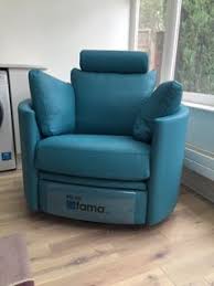 We Used Blue Leather Col 65 For Our Ever Popular Rocking Recliner Swivel Rocking Chair Recliner Chair