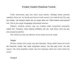 Account for every copy, print and scan comprehensive control and management of digital documents is a rapidly growing priority. Format Standar Penulisan Naskah Bambang Irwanto Ripto