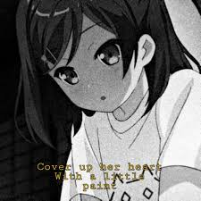 Image of image result for tumblr aesthetic anime anime monochrome. Sad Aesthetic Anime Girl Black White Image By Oli