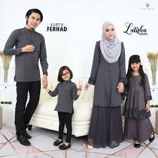Saya suka, tapi tidak dapat follow sepenuhnya. Buy Kurung Latisha Kurta Ferhad Sedondon Ibu Ayah Dan Anak Anak Dark Grey Baju Raya 2021 Family Set Baju Sedondon Seetracker Malaysia