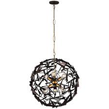 Varaluz Bermuda Orb Pendant Light 286c06agrb