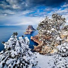 Beautiful Snowy Es Vedra View Ibiza Island Ibiza Ibiza Spain