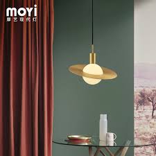 摩艺卧室床头吊灯圆形现代简约鱼线单头灯具最灯饰设计师餐厅灯 淘宝网 ceiling lights pendant light light