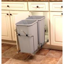 Real Solutions For Real Life 18 75 In X 11 In X 22 In In Cabinet Pull Out Soft Close Trash Can Bsc12 2 27 R P The Home Depot Trash Can Cabinet Kitchen Trash Cans Trash Can