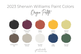 Sherwin Williams 2025 Paint Colors
