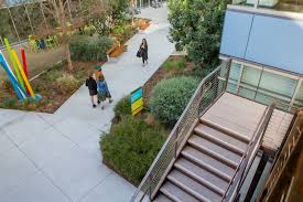 With the mortar mixed, you can now add your bricks to create the new first step. Precast Concrete Stair Treads Transform A Hip Outdoor Workspace In L A Dwell