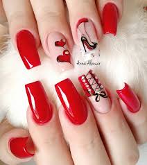 Unhas Decoradas 2021 Passo A Passo Simples E 120 Fotos Unhas decoradas vermelhas estilo simples. unhas decoradas 2021 passo a passo