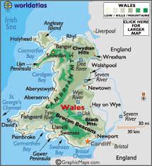 The united kingdom is located in western europe and consists of england, scotland. Wales Map Geography Of Wales Map Of Wales Worldatlas Com Wales England Wales Map Wales Travel