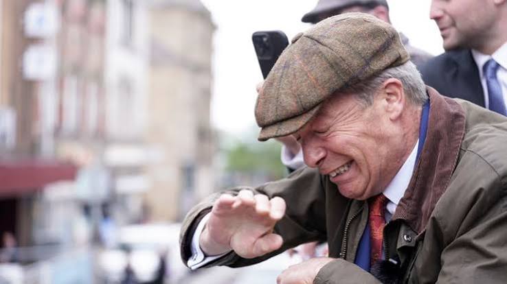 Nigel Farage: Man charged after objects thrown at Reform UK leader on campaign trail | Politics News | Sky News