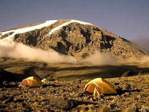 Kilimanjaro mountain trekking and wilderness scenery