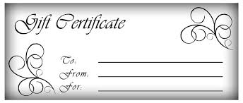 Make Gift Certificates With Printable Homemade Gift Certificates And Ideas