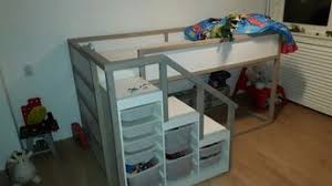 Ikea Kura Trofast Combi Greywashed More Ikea Kura Ikea Kura Bed Ikea Bed