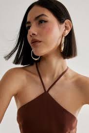 Imogen Cross Hoop Earrings