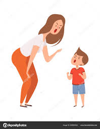 Gambar Kartun Ibu Dan Anak Laki Laki Dan Perempuan