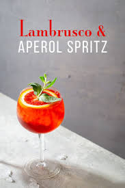 Lambrusco Aperol Spritz Aperol Aperol Spritz Spritz