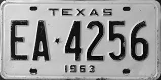 Wooden bench with texas license plate at the edge of a grass volleyball court in arlington, texas. File 1963 Texas License Plate Jpg Wikipedia