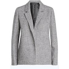 Black And White Houndstooth Blazer A P C Tweed Blazer 405 Liked On Polyvore Featuring Outerwear Jackets Blazers Multicolored Black And White Jacket Houndstooth Jacket Houndstooth Blazer