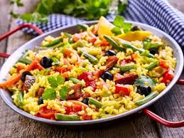 Paella Aux Petits Legumes Recette Paella Vegetarienne Paella Recettes De Cuisine