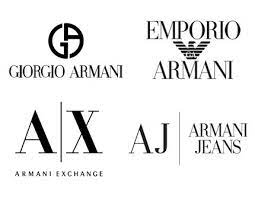 It offers the products for all age groups which include men, women, and kids as well. Giorgio Armani Armani Logo Clothing Brand Logos Fashion Logo Branding