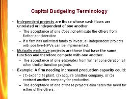Budget refers to the plan that details anticipated revenue and expenses related to the investment during a particular time period, often the. Chapter 7 Capital Budgeting Processes And Techniques Professor