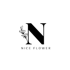 Letter N Flower Logo In 2021 N Logo Design Flower Logo Design Flower Logo