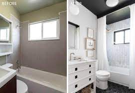 Bathroom remodels typically start at $5,000 and vary depending on the size of your bathroom and the products you select. 12 Diy Reader Bathroom Renovations Full Of Budget Friendly Tips Diys Real Cost And Timing Emily Henderson