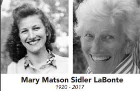 Mary Sidler Labonte (1920-2017)