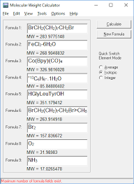 7 Best Free Molecular Mass Calculator For Windows