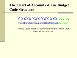 chart of accounts overview ppt download