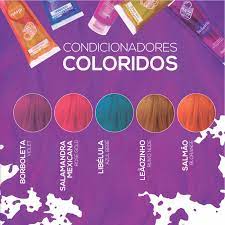 Comprar condicionador leãozinho kamaleão color. Condicionador Colorido Salmao Blorange 150ml