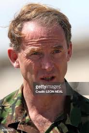 Brigadier Buster Howes talks to the media following a mission... News Photo 