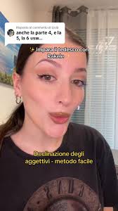 Risposta a @Liolà Declinazione degli aggettivi con il metodo del prof.  Benjamin