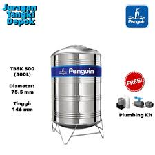 Penguin tbsk 2000 tangki air stainless 2000 l rp5.790.000. Harga Tandon Air Penguin Tbsk Stainless 1000 L Terbaik Juni 2021 Shopee Indonesia