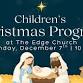 Kids' Christmas Program at The Edge event image