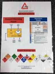 hazchem adr chart