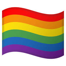 Die flagge wurde ursprünglich mit acht farben entworfen,. Regenbogenflagge Emoji