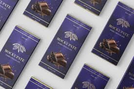 Download Chocolate Bar Packaging Mockup In Packaging Mockups On Yellow Images Creative Store PSD Mockup Templates