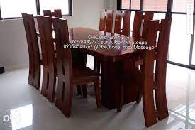 Explore the dining table sets brands, sizes, types, colors and we've made our own list of popular styles of dining table sets you can check out to narrow down your search dining table sets with glass tops: Narra Modern Dining Set Furniture Home Living Furniture Tables Sets On Carousell