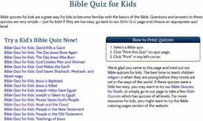 Teach curious children surprising facts about the animal kingdom every item on this page was chosen by a woman's day editor. 5 Free Online Bible Quizzes To Test Your Knowledge Of The Bible
